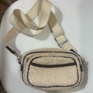 Cream Sherpa Bag